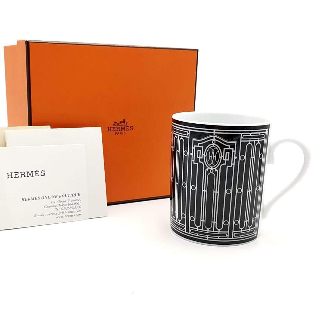 超美品 エルメス HERMES マグカップ H DECO 03-24060201 超美品 エルメス HERMES マグカップ H DECO 03-24060201