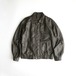【Reed SPORTWEAR】90's Leather Jacket Dark Brown 44