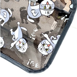 スパバッグ（グレー：仕事猫）