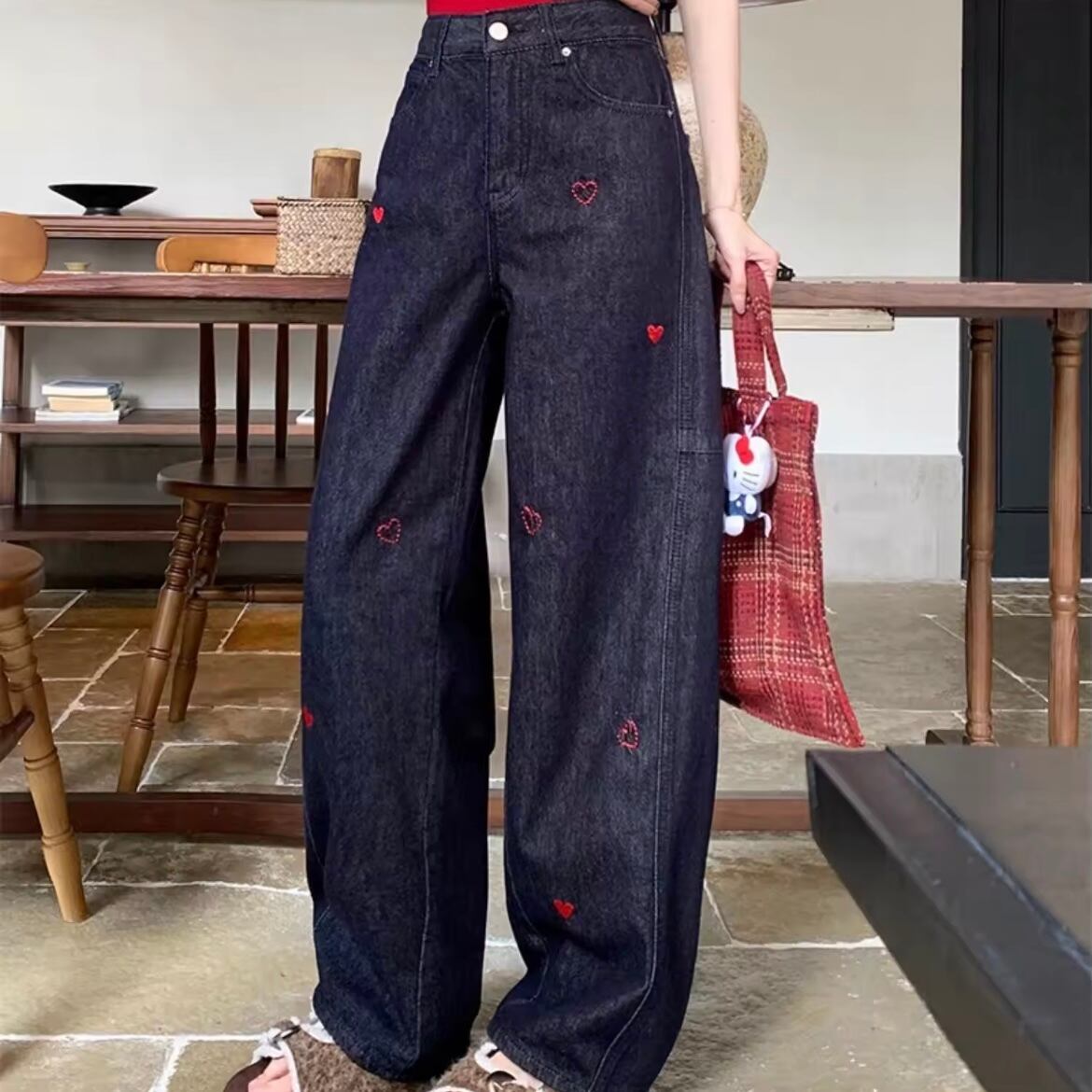 スウィートハートワイドデニム