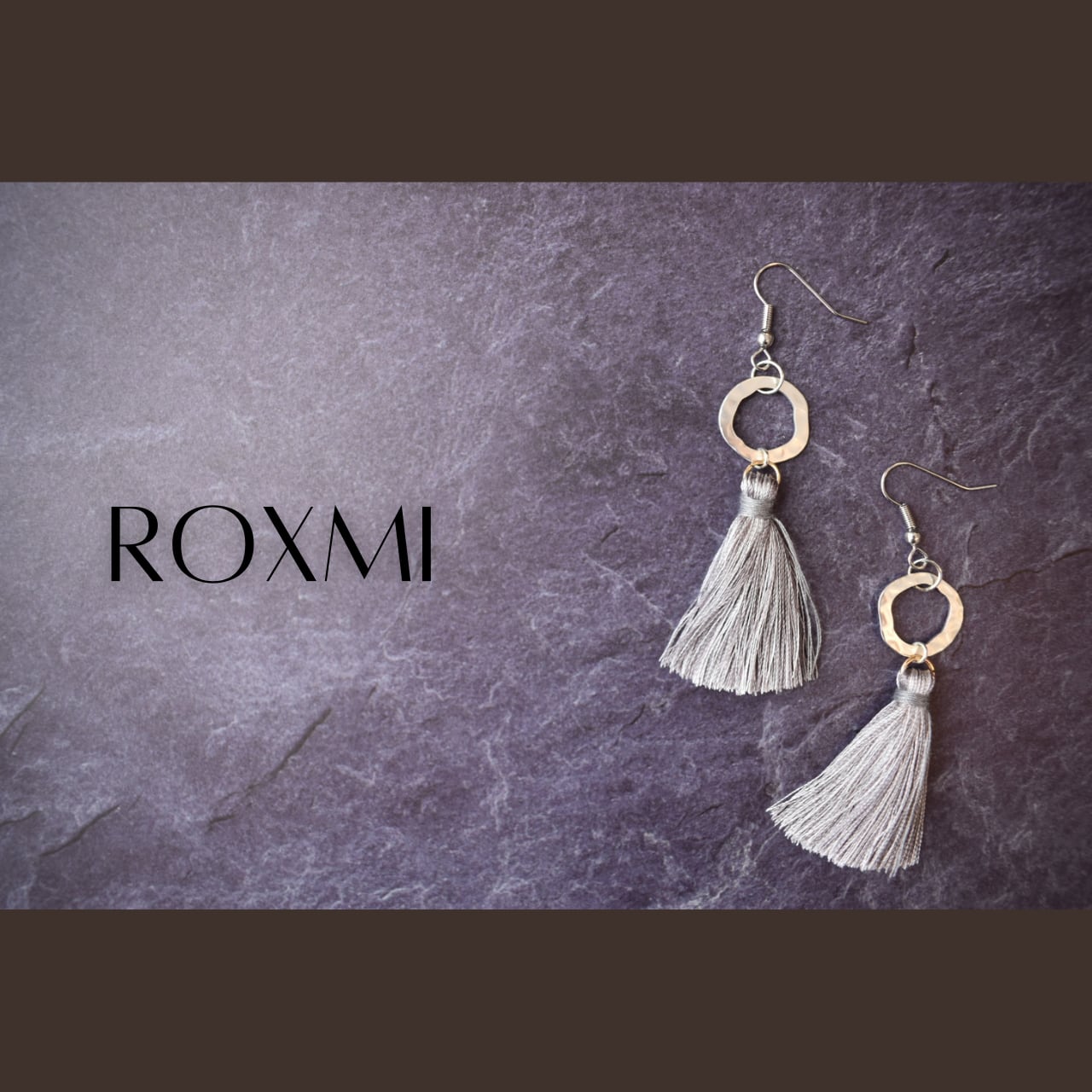 silver/gold】不規則メタルタッセルピアス | ROXMI