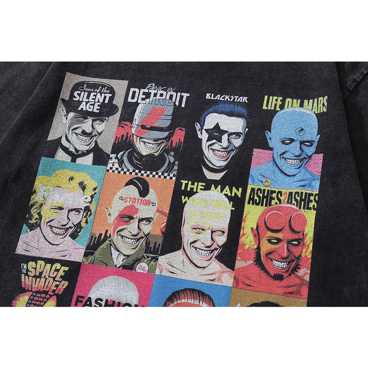 VINTAGE ストリート スマイリーフェイス Tシャツ T1465