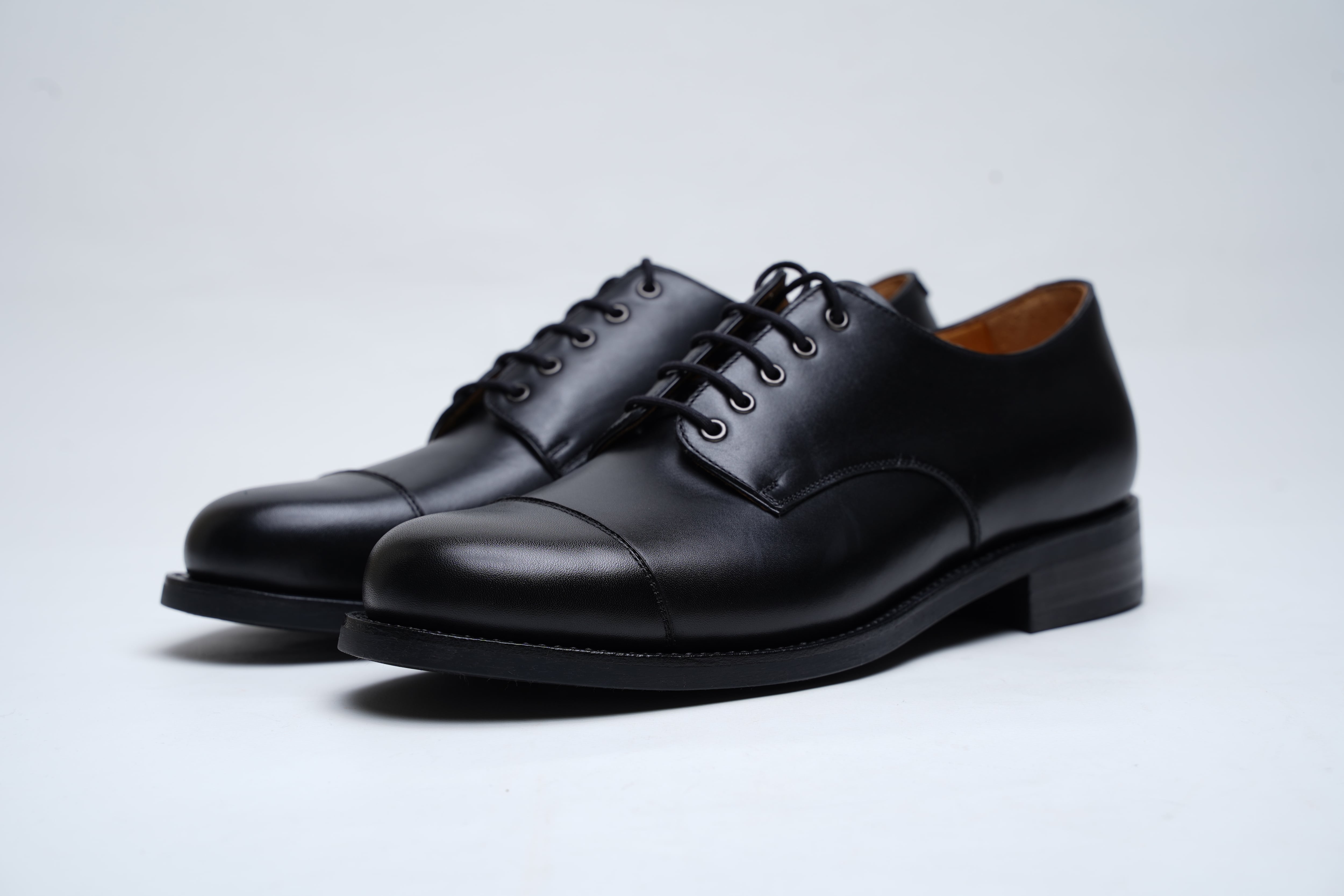 Cap toe D【ORG-300-D BLK】