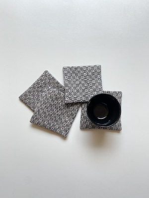 Hand-woven Coaster Rocca /  手織りコースター 六花