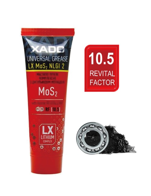 XADO Grease LX MoS2 NLGI2 (tube 125 ml) VERYLUBE CVジョイント用リチウムグリース