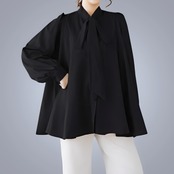 リボン ボリューム ブラウス  00237