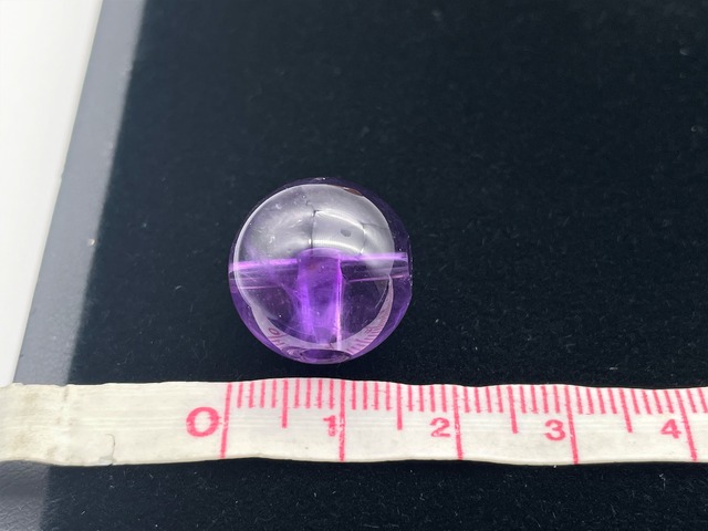 ハンドメイド3つ穴ビーズ素材セット（アメジスト）