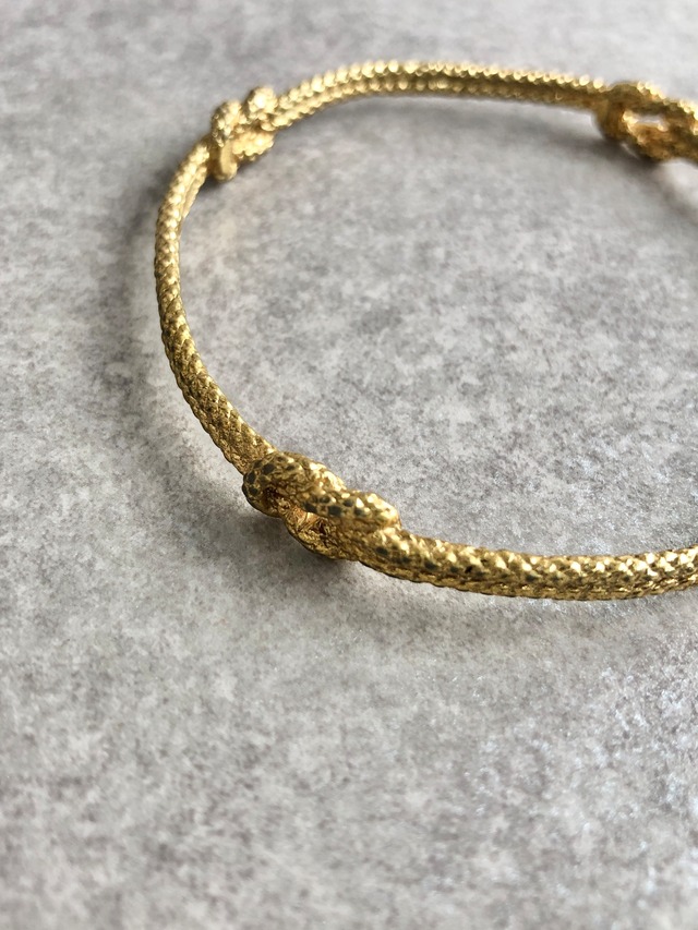 Christian Dior クリスチャン ディオール ブレスレット ゴールド ツイストロープ vintage ヴィンテージ オールド vh5yfe