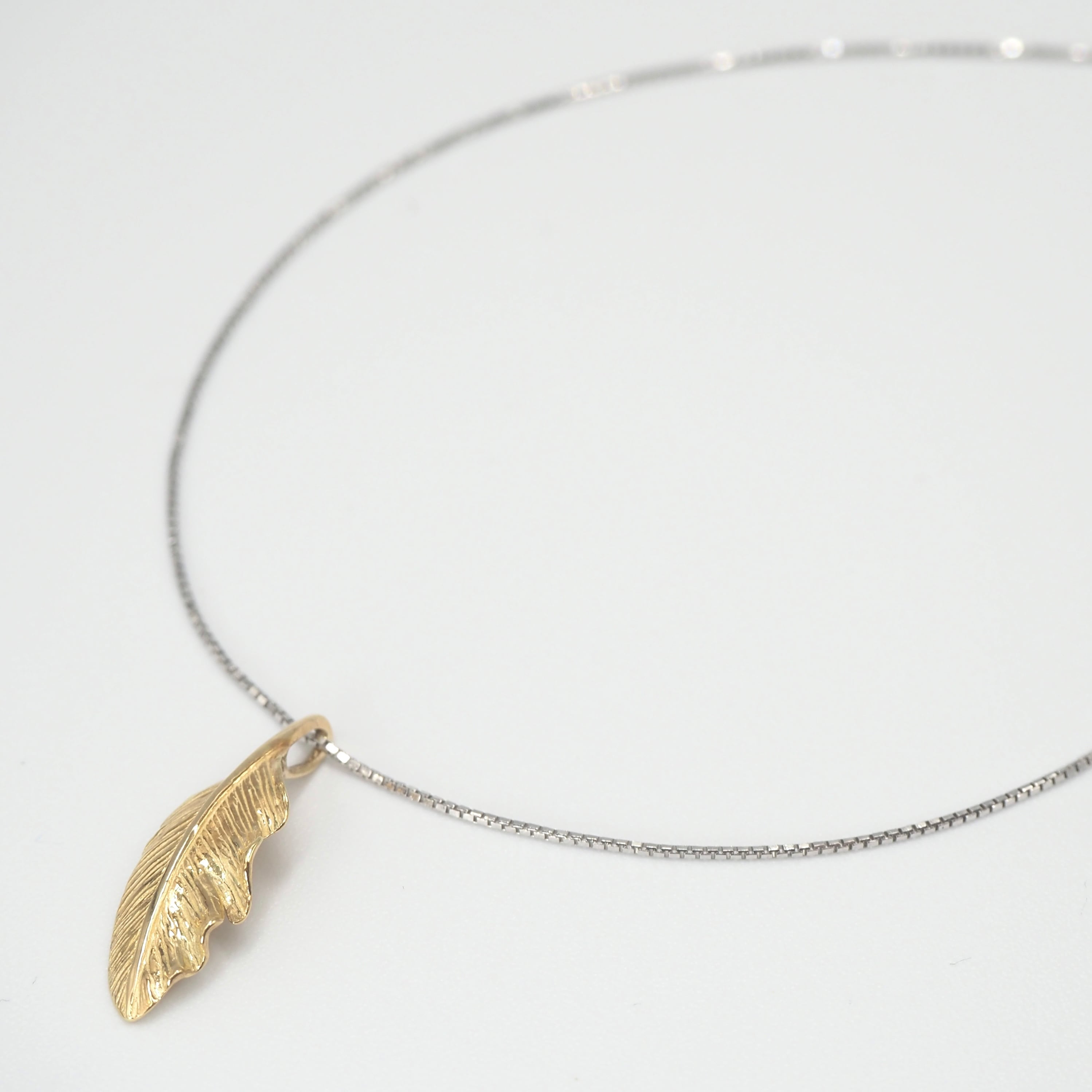 TASAKI フェザー ネックレス K18 K14 シルバー ゴールド タサキ