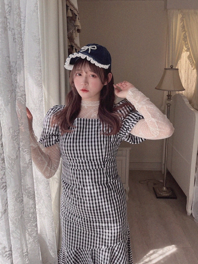 gingham mermaid op