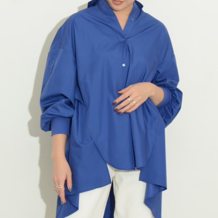 【 一枚で主役!! 】バックプリーツブラウス - LEL-2304 - | praia powered by BASE