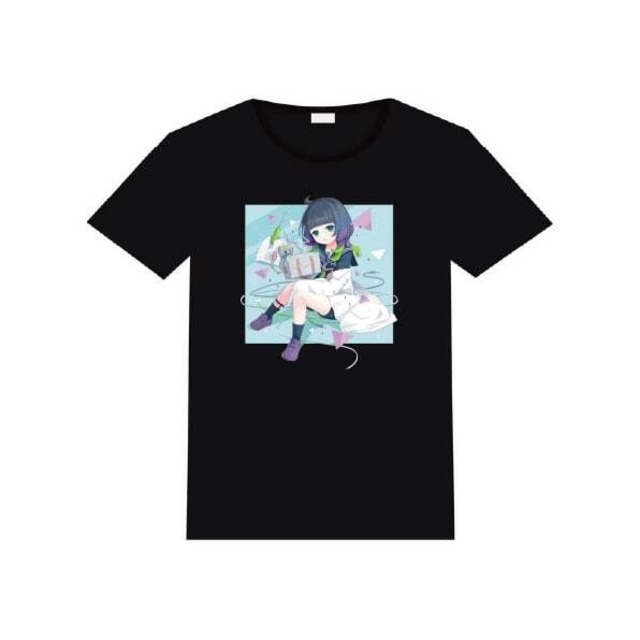 機田ゆんスクエアプリントTシャツ