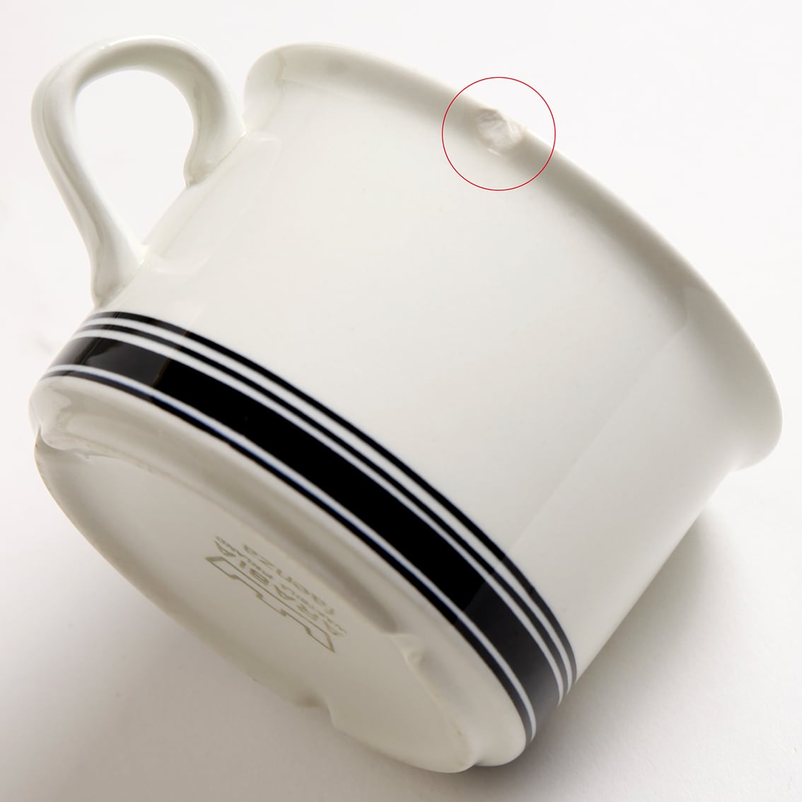 ARABIA アラビア Faenza ファエンツァ 黒 ティーカップ＆ソーサー