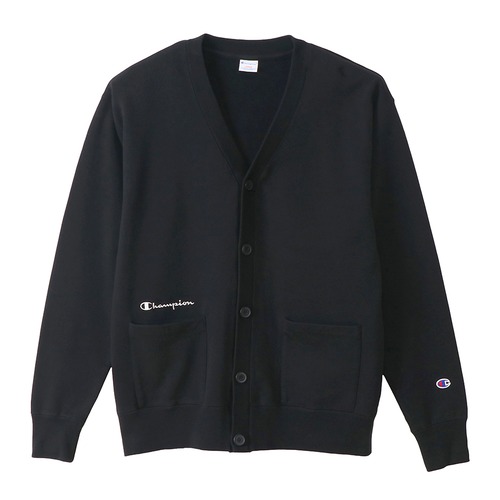 Champion (チャンピオン) スウェットカーディガン ブラック C3-T019