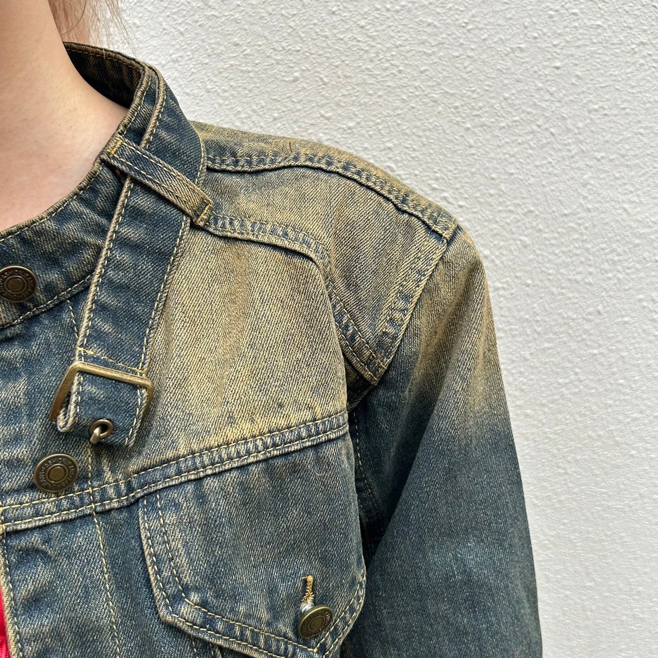 SET UP】ウォッシュデニムセットアップ_LN03041 | lanan(ラナン)