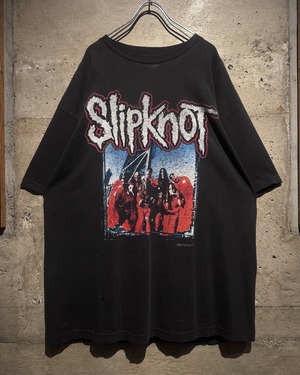 【Caka】00’s “SLIPKNOT” 1st Album Era Photo Vintage T-Shirt
