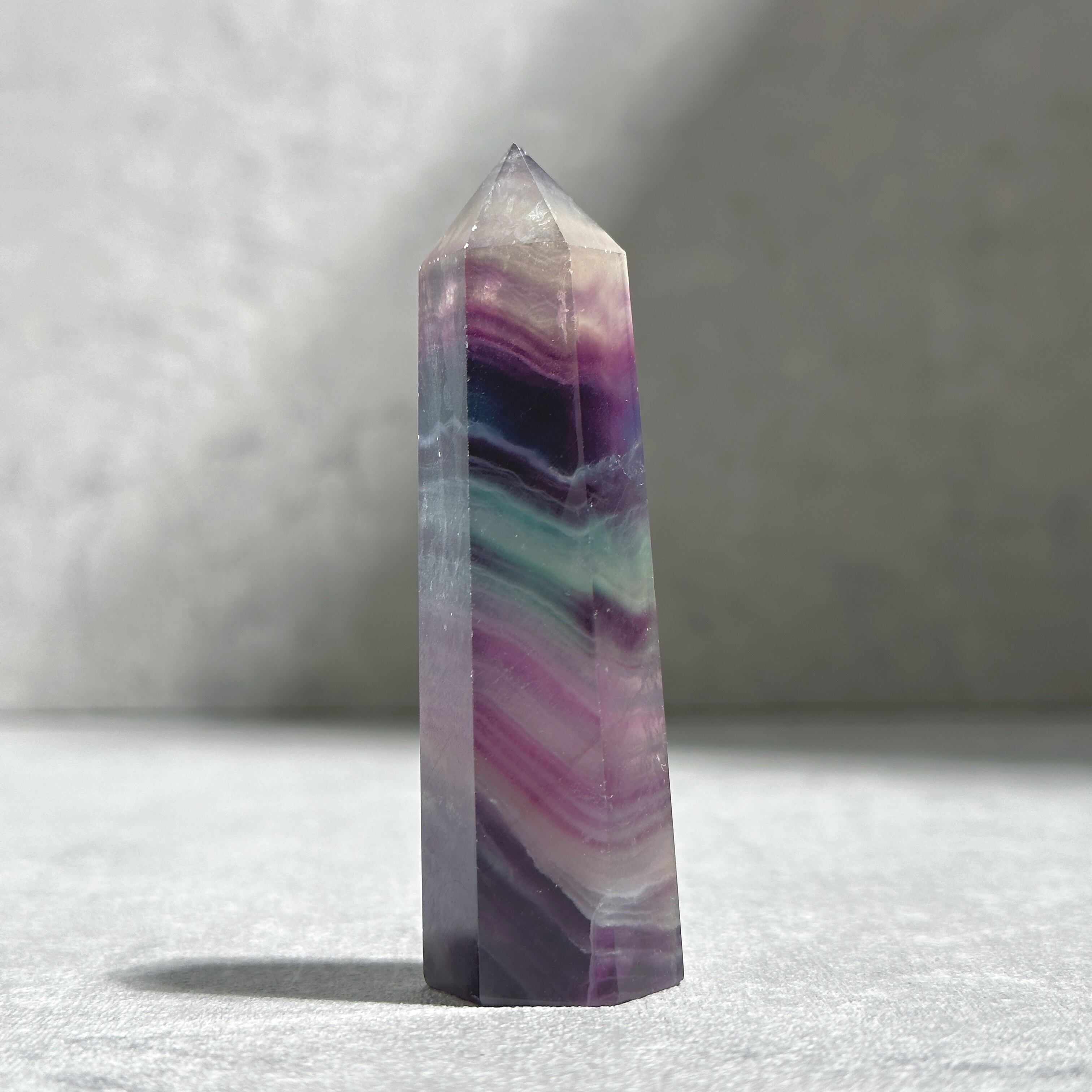 レインボーフローライト タワー型22◇ Rainbow Fluorite ◇天然石