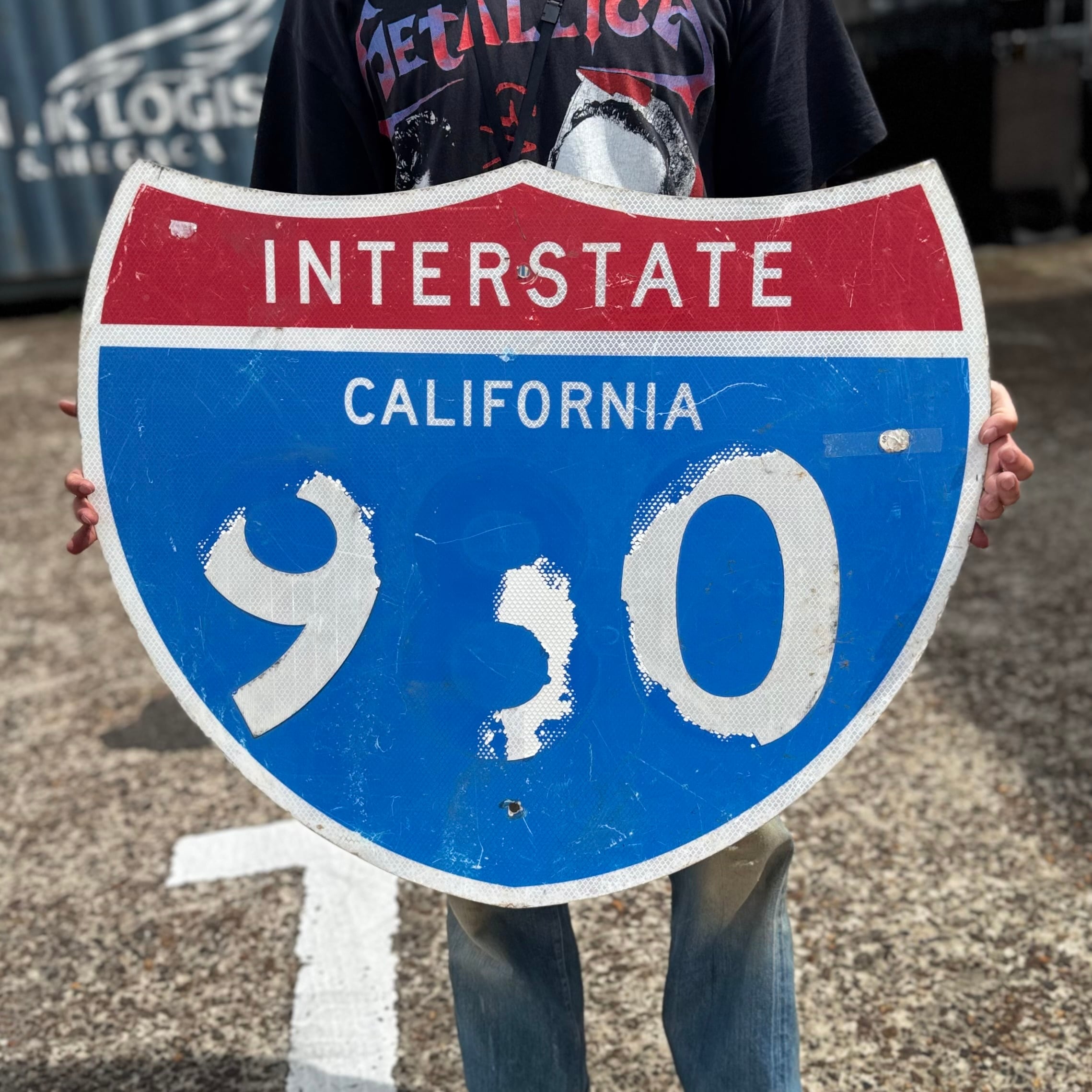 Vintage California Interstate 980 Sign | BLASTMAN