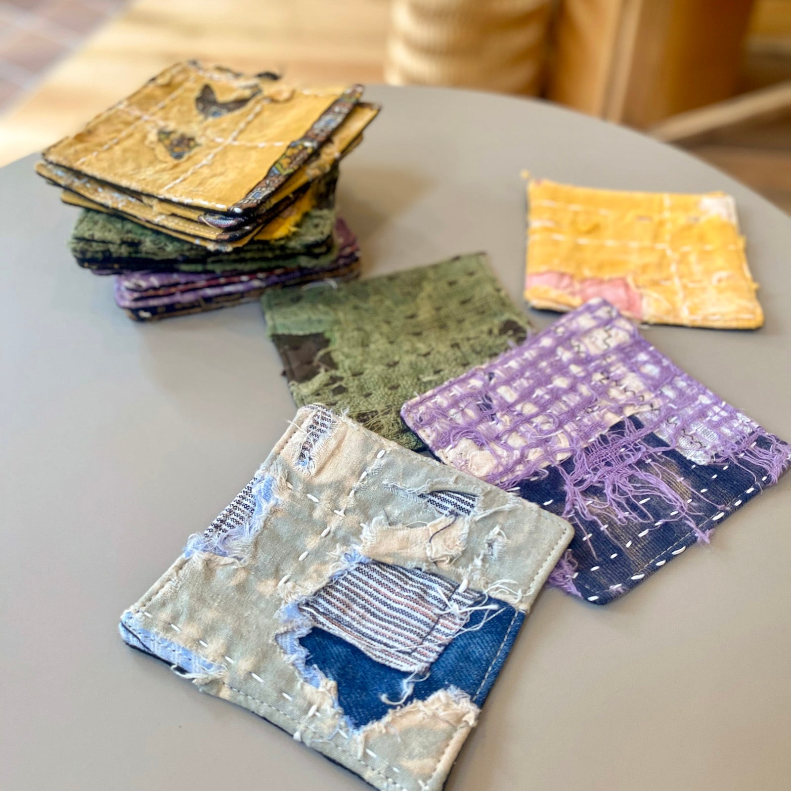 刺し子BOROコースター / MURE-群 | millvalley