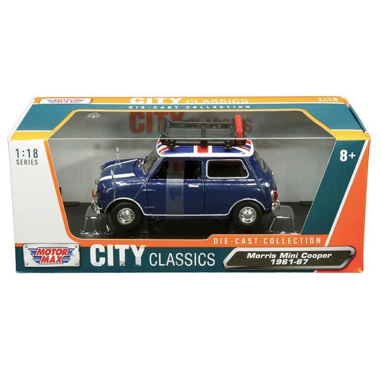 ミニカー Morris Mini Cooper RED 1/18 Motor Max ミニ クーパー 赤