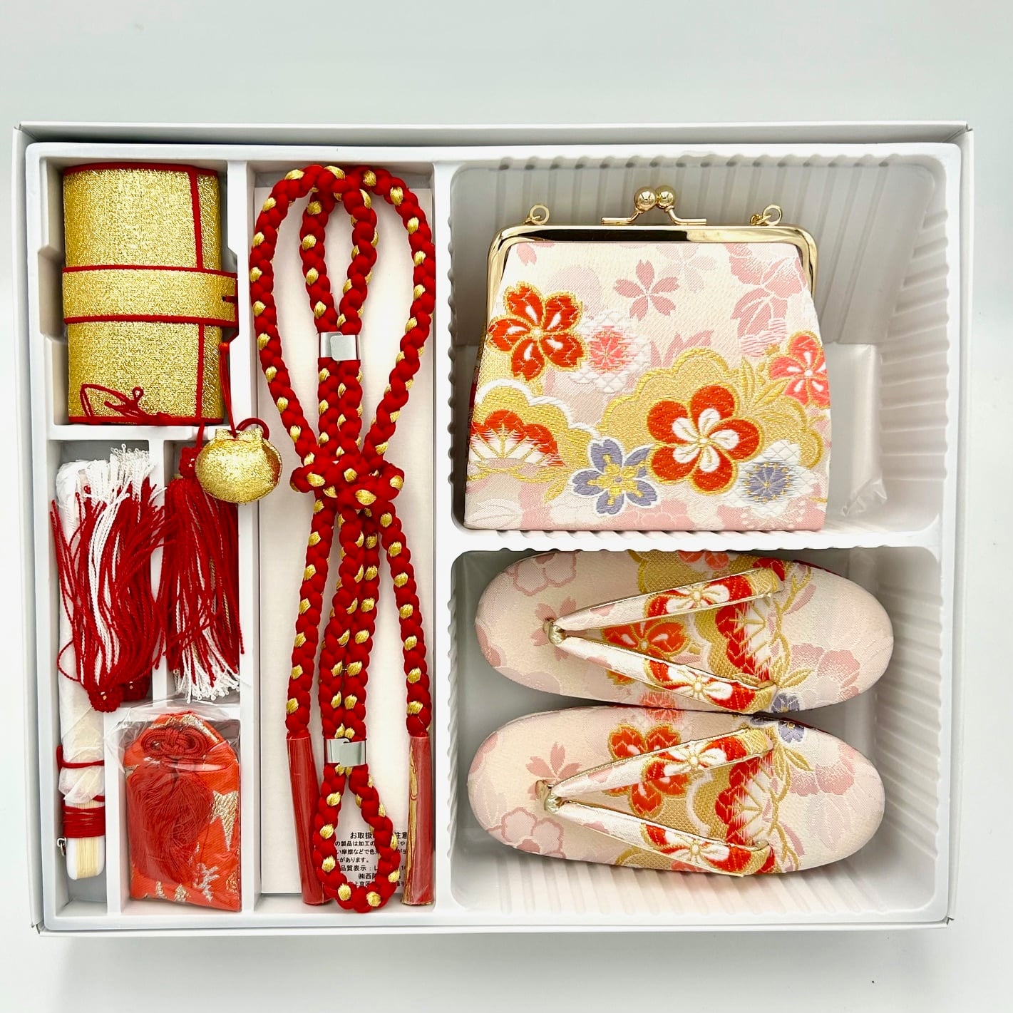 箱迫セット ピンク ねじり梅柄 | 髙濱屋呉服店