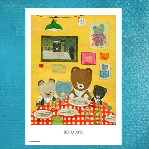 A4 POSTER "Bistro ours"