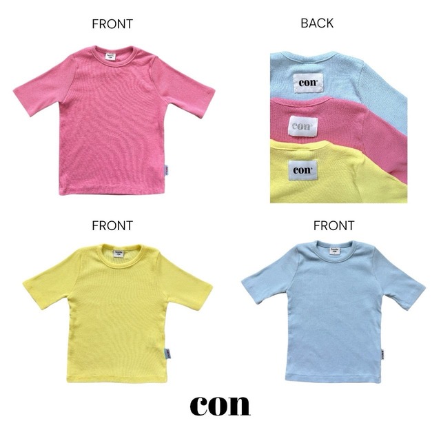 【予約】CON. / ストライプブラウス