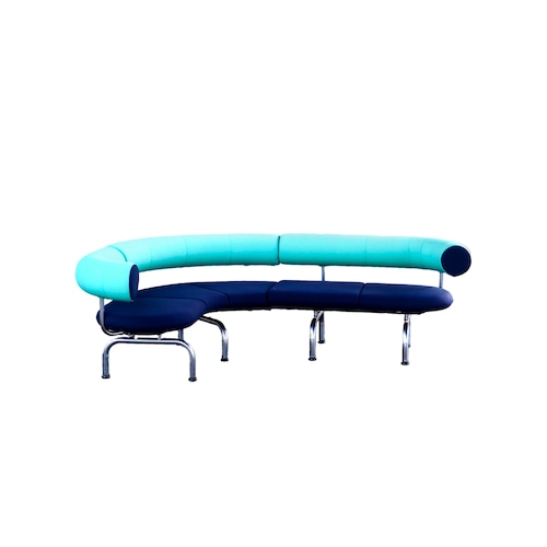 Erik Jørgensen "Pipeline" 5-Piece Curved Modular Sofa – Designed by Johannes Foersom & Peter Hiort-Lorenzen made in denmark