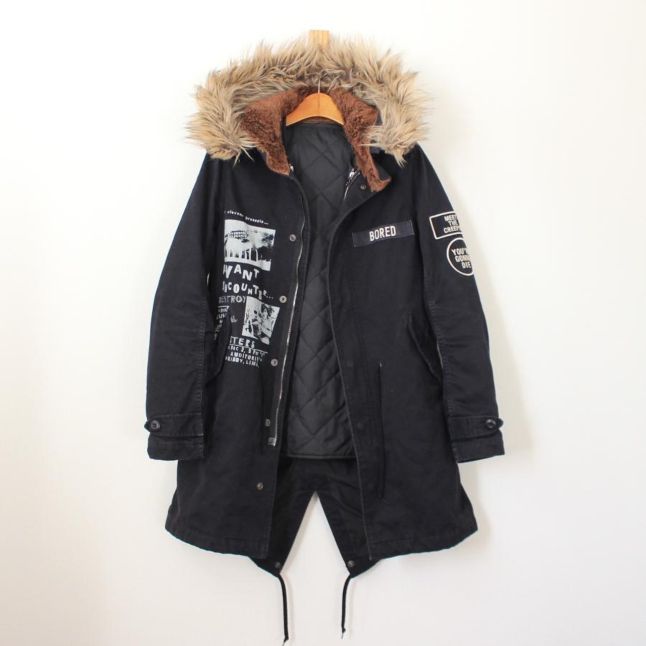 sold ヒステリックグラマー レディース モッズコート DESTROY 