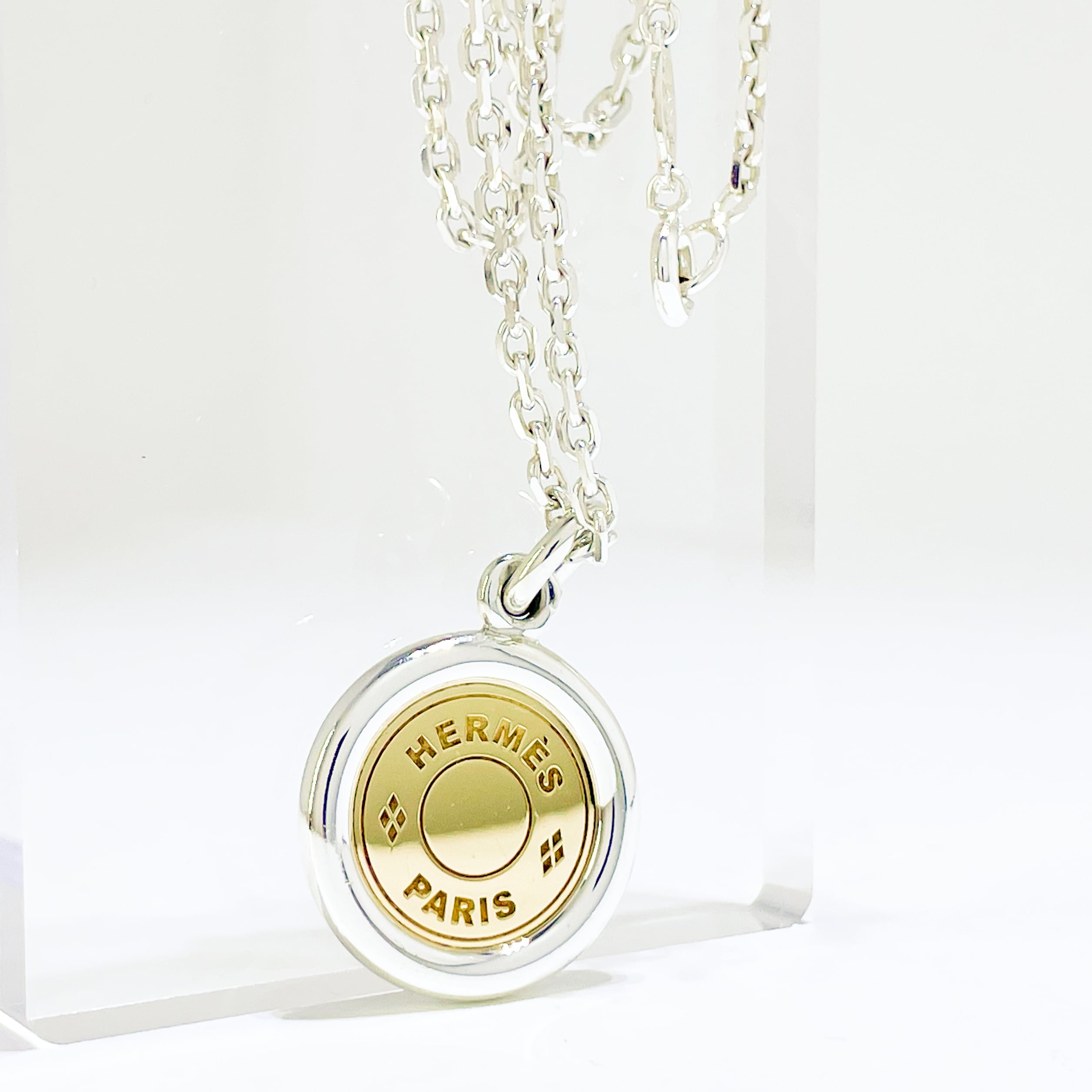 大人気 HERMES エルメス セリエ チャーム ペンダントトップ ネックレス