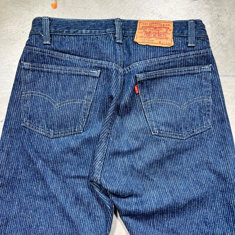 Rare 80s Levi’s 501 Stripe Denim