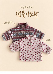 韓国子供服 / 26winter / my bebe / ボアアノラック / キッズ / 冬服 *XS~XL*