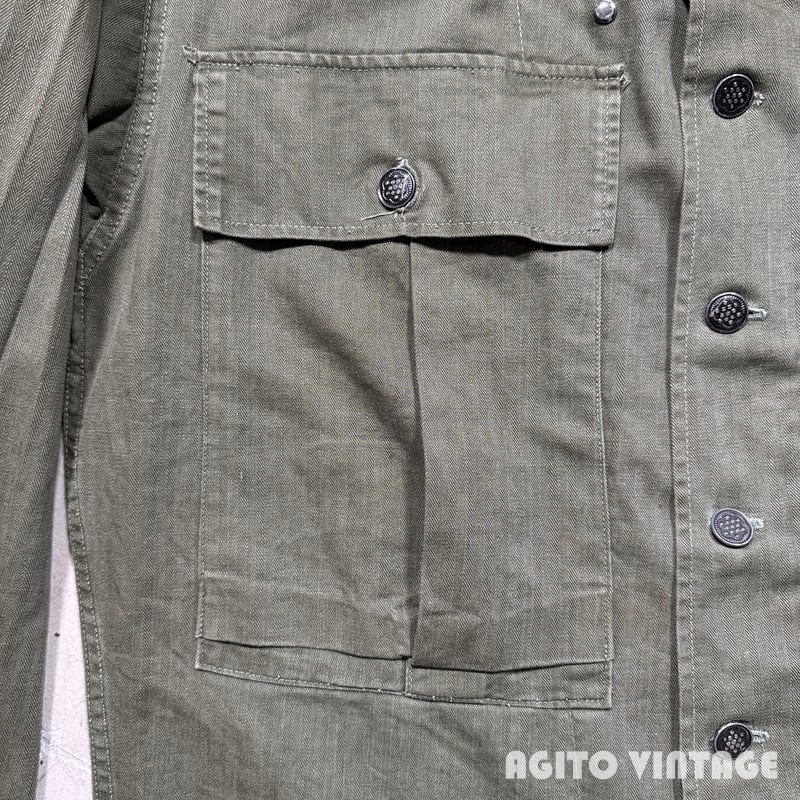 40's U.S.ARMY M-43 M-1943 HBT JACKET ヘリンボーンツイルジャケット