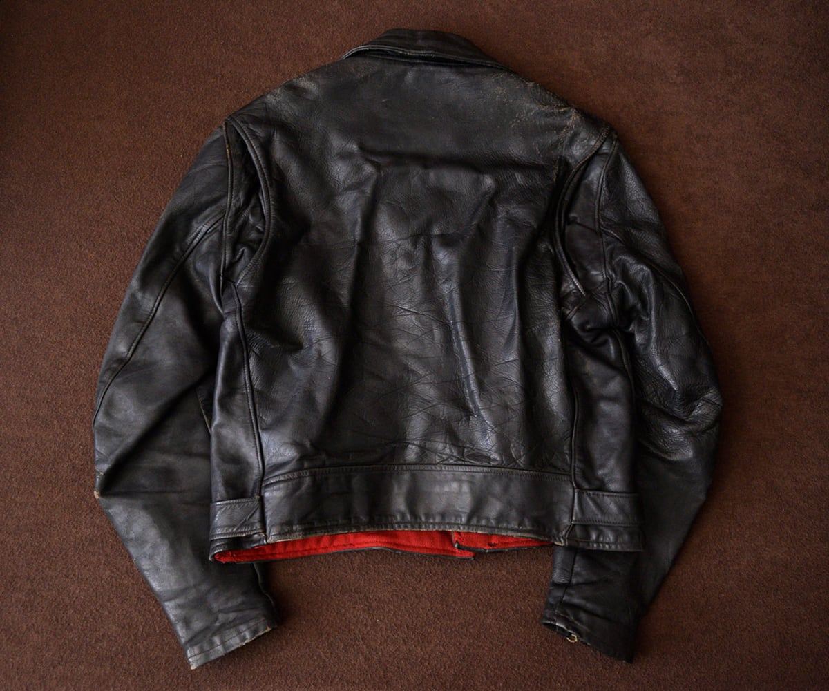 40s Sport clad ヴィンテージレザージャケット Vintage 1940s Sportclad Horsehide Ponyskin Brown Leather Jacket
