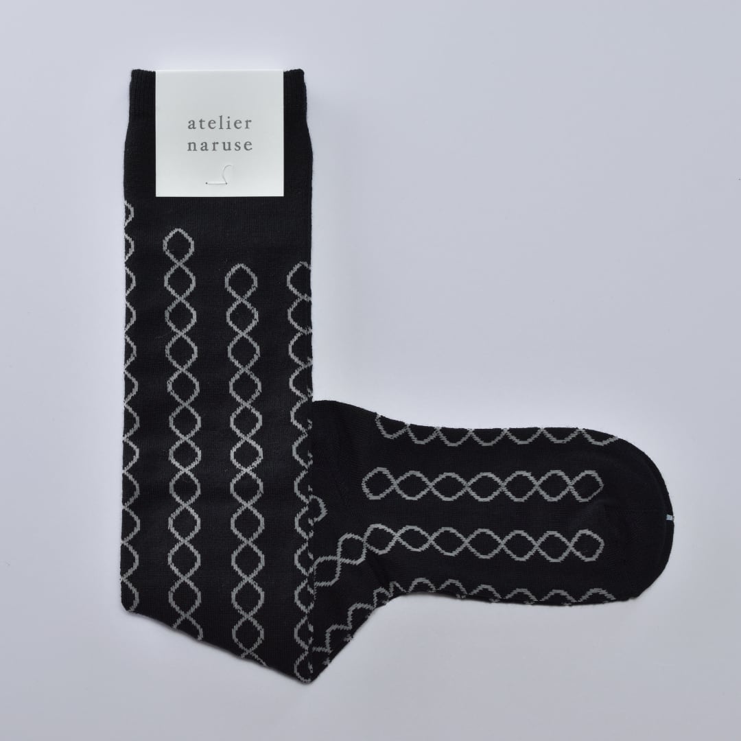 atelier naruse アトリエナルセ ウール loop ハイソックス