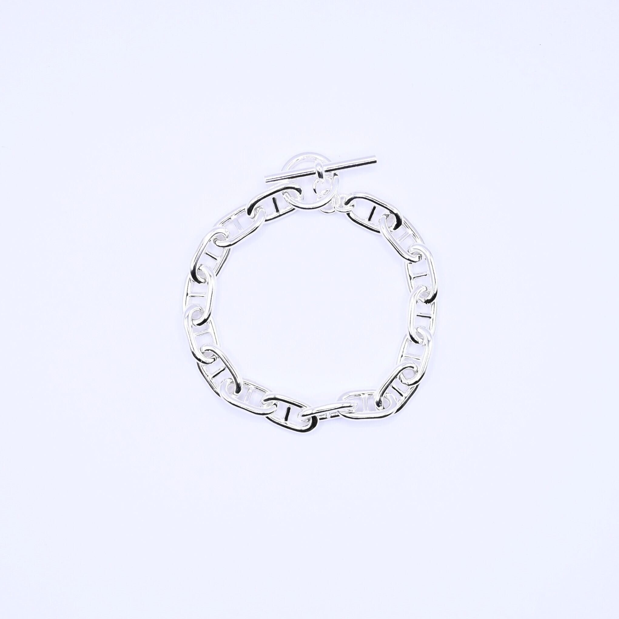 INTERIM / ANCHOR CHAIN T-BAR BRACELET ITALIAN SILVER 925 GRAND | GANKO