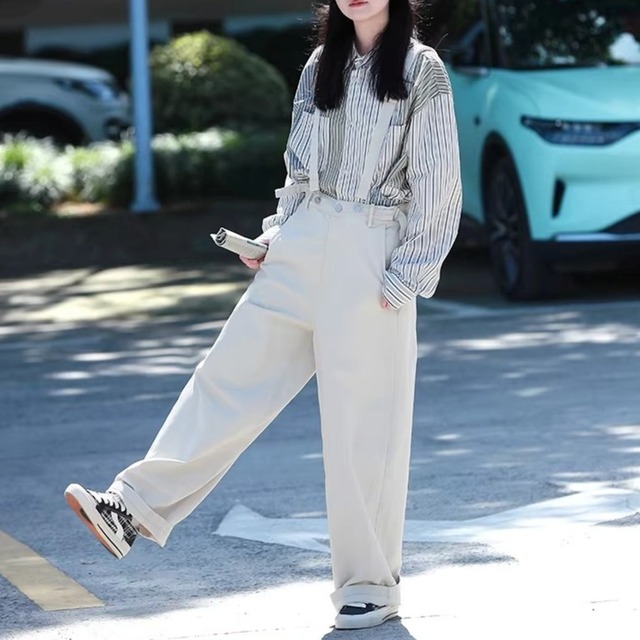 マルチストライプパッチワークルーズシャツ 1col   R01941