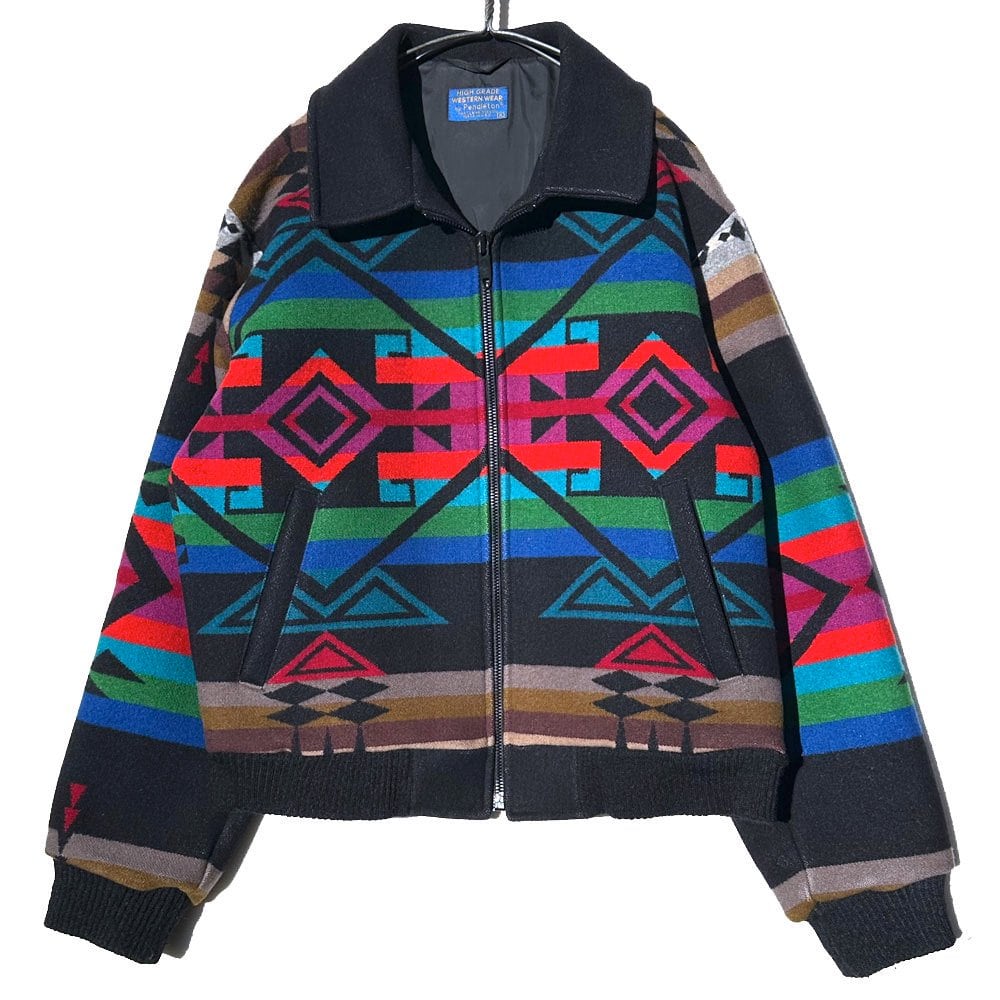 PENDLETON - HIGH GRADE WESTERN WEAR] Vintage native pattern wool