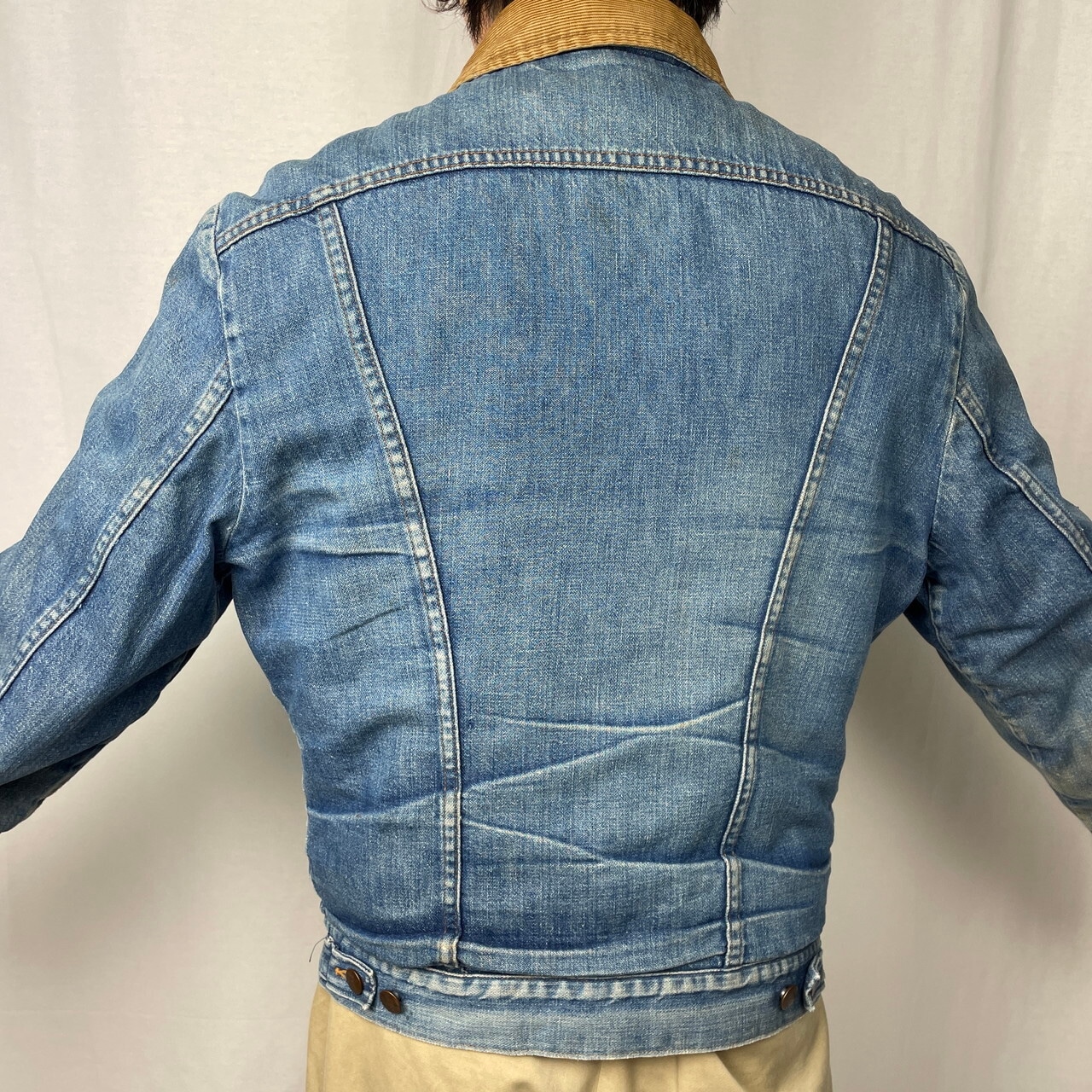 70年代 USA製 Wrangler ラングラー デニムボアジャケット ランチ 