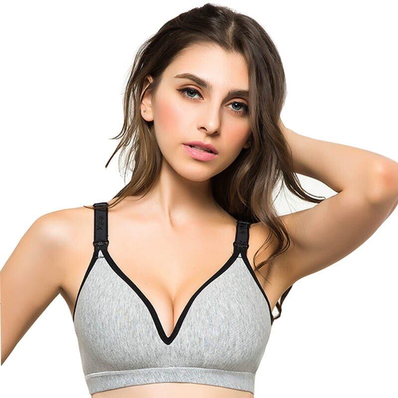 【新作】【送料無料】 マタニティ下着なしの純綿ワンピース看護ブラジャーブリーレ妊娠中の女性マタニティブラ授乳妊娠中 コットン expec569884374750