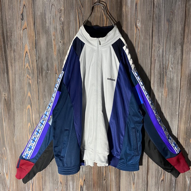 ［adidas］再構築 mix brand track jacket