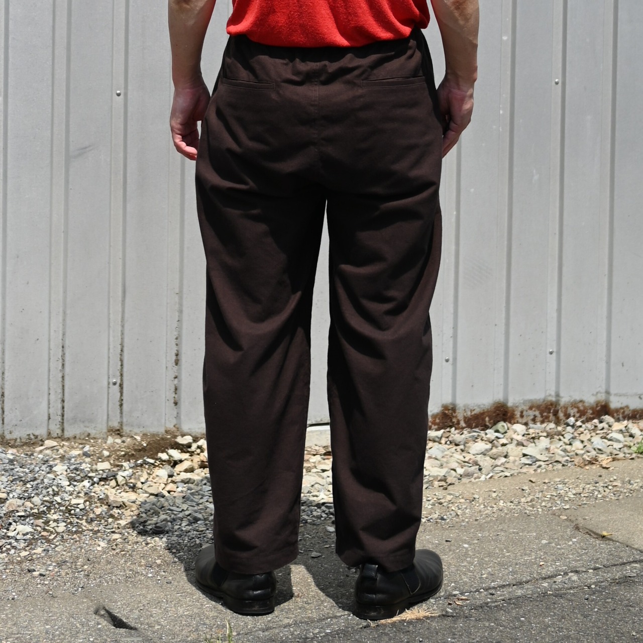THE DAY / BRUSHED COTTON EASY TROUSERS