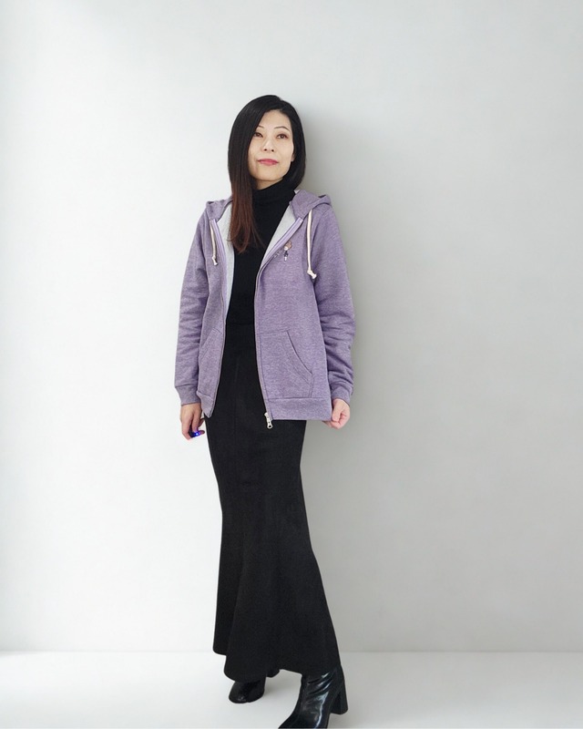<ラベンダー> アイリーのエレガント パーカー