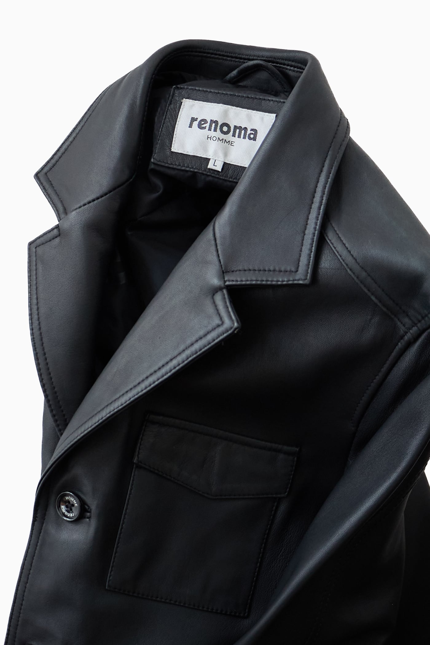 極上レザー】 renoma HOMME 羊革 SAFARI JACKET | Reben