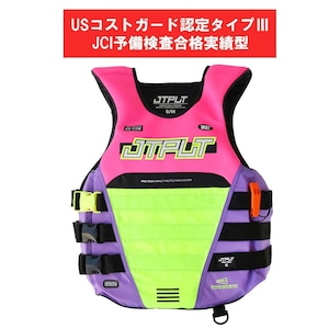 RX ボルト サイドエントリー CGA ナイロンベスト ライフジャケット ピンク イエロー JA26129CGA JETPILOT ジェットパイロット