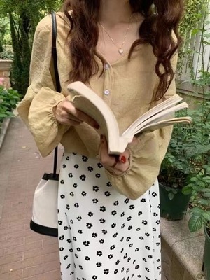 ナチュラルスキッパーブラウス AJ-2205-692