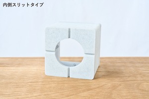 しかく鉢(3号サイズ)｜ストーングレー