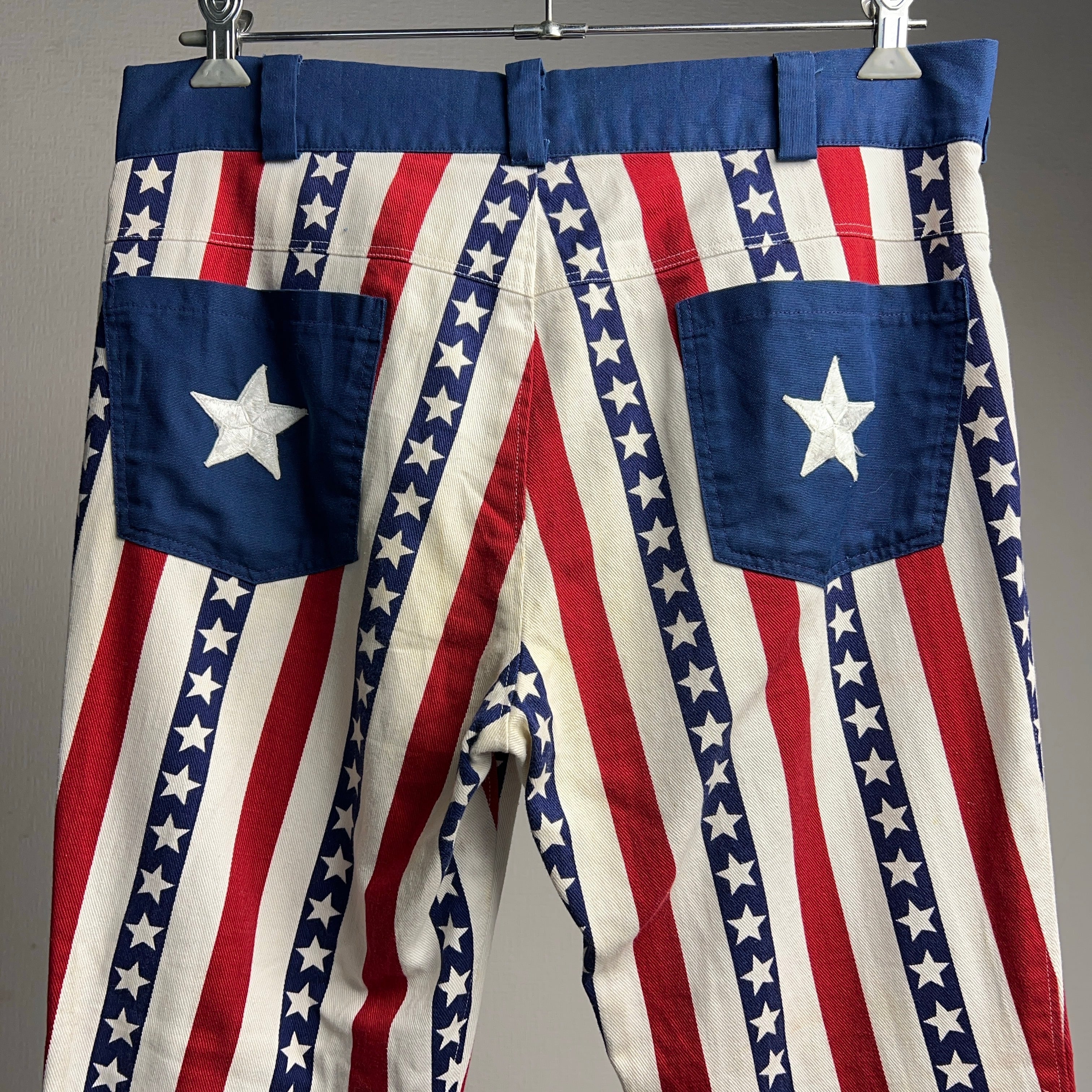 70's HAND MADE FLARE PANTS 