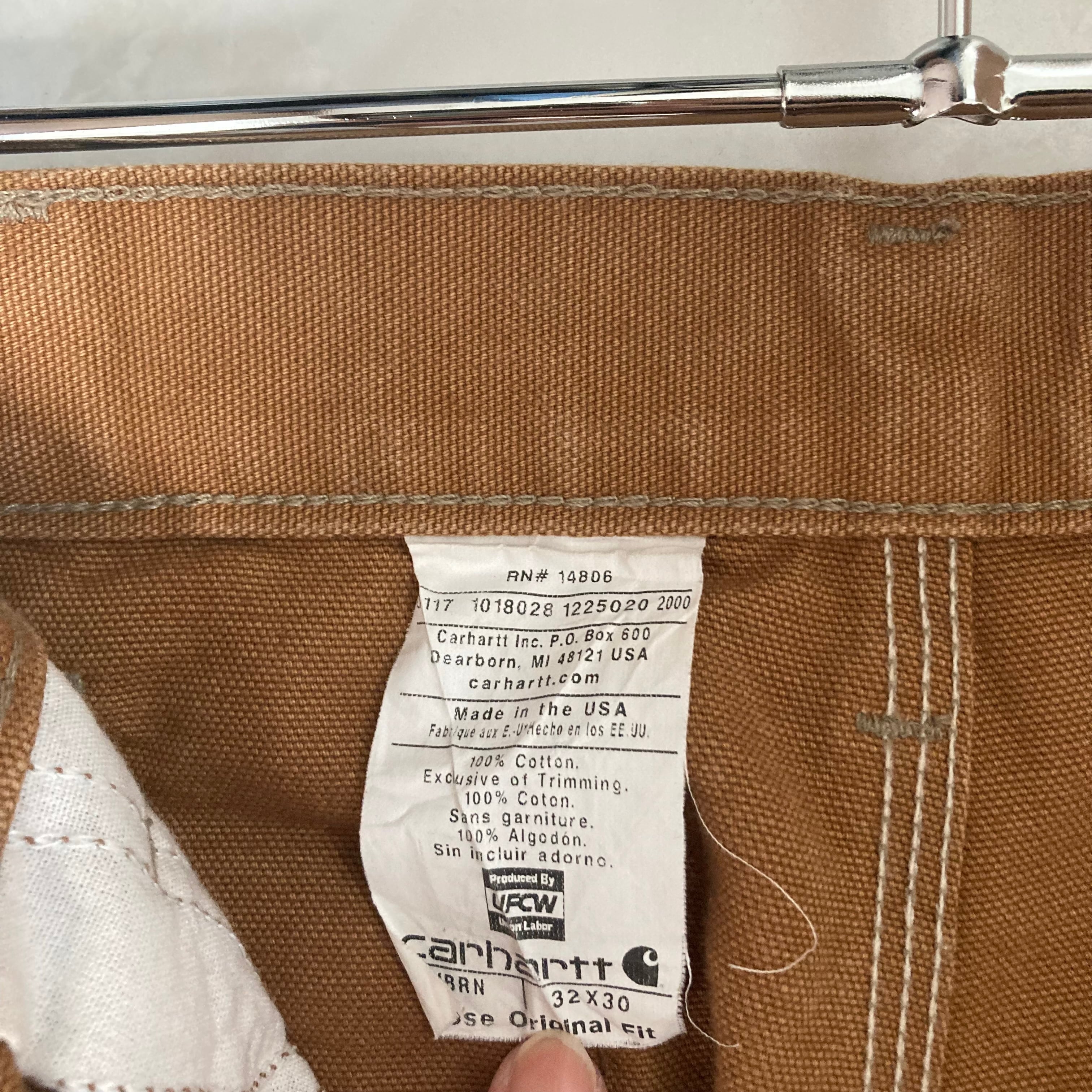 Made in USA】【W32×L30】Carhartt ダブルニーペインターパンツ 