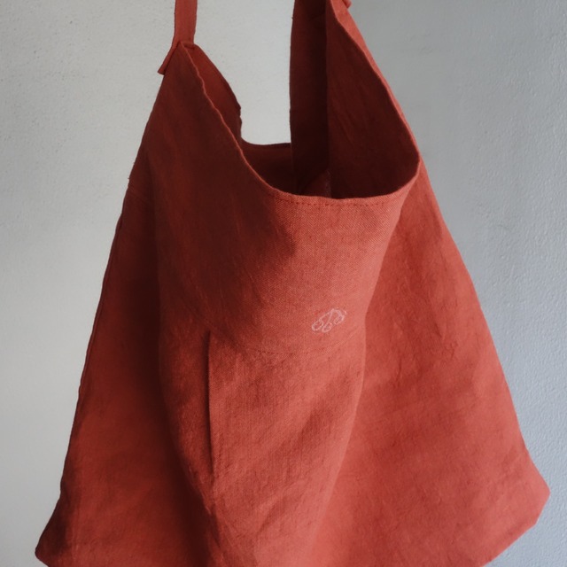 maquignon linen bag type-2 / sunshinered / #863
